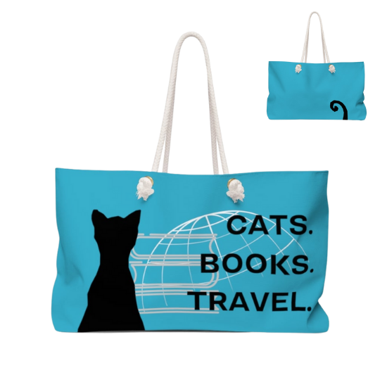 sky cat weekender bag