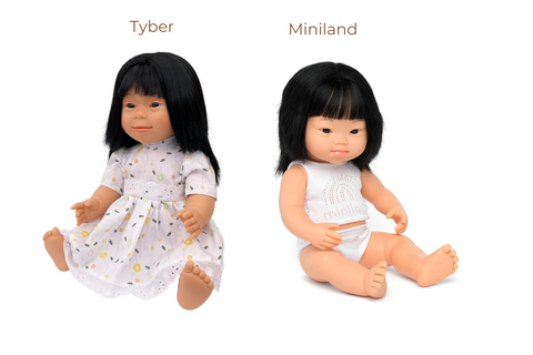 Asian  Down Syndrome Baby Girl Doll