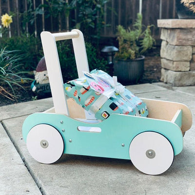 Luma Wooden Baby Walker & Wagon - Handcrafted Car