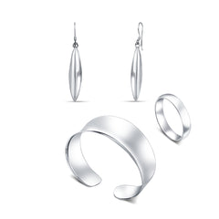 Classic Elegance 925 Sterling Silver 3-Piece Set