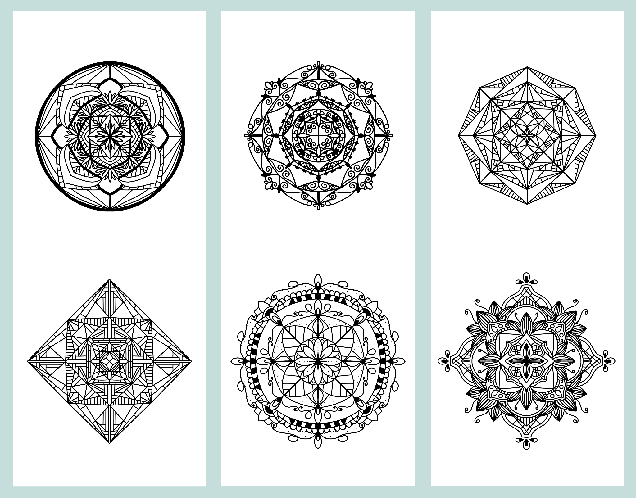 mandala coloring pages download