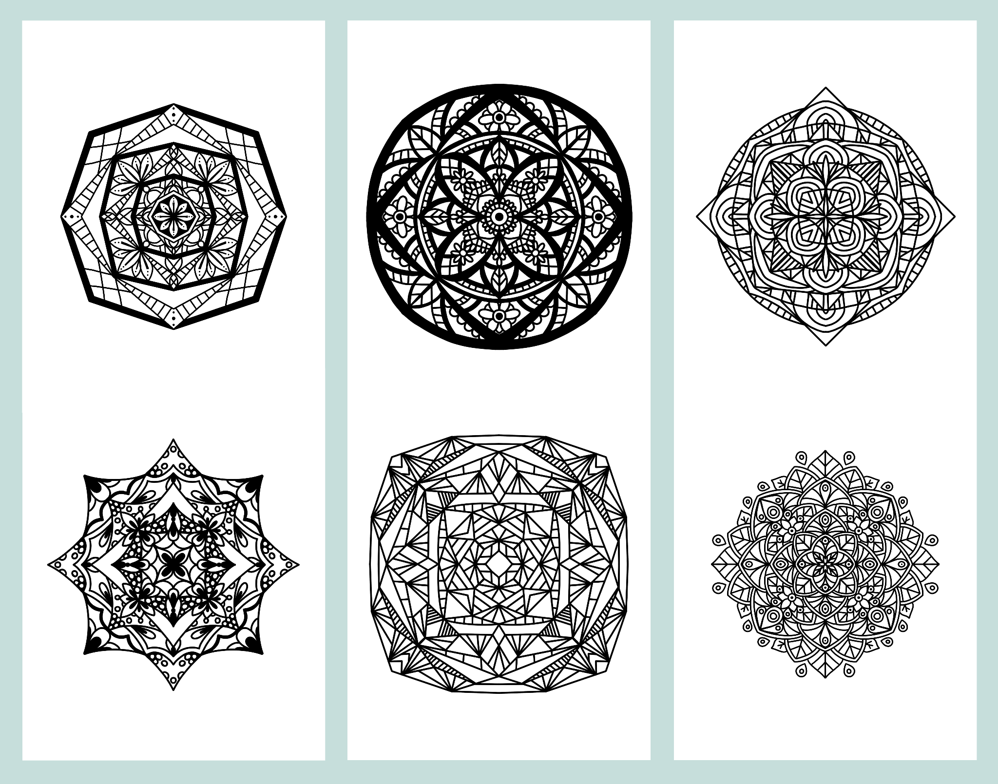 mandala coloring pages download