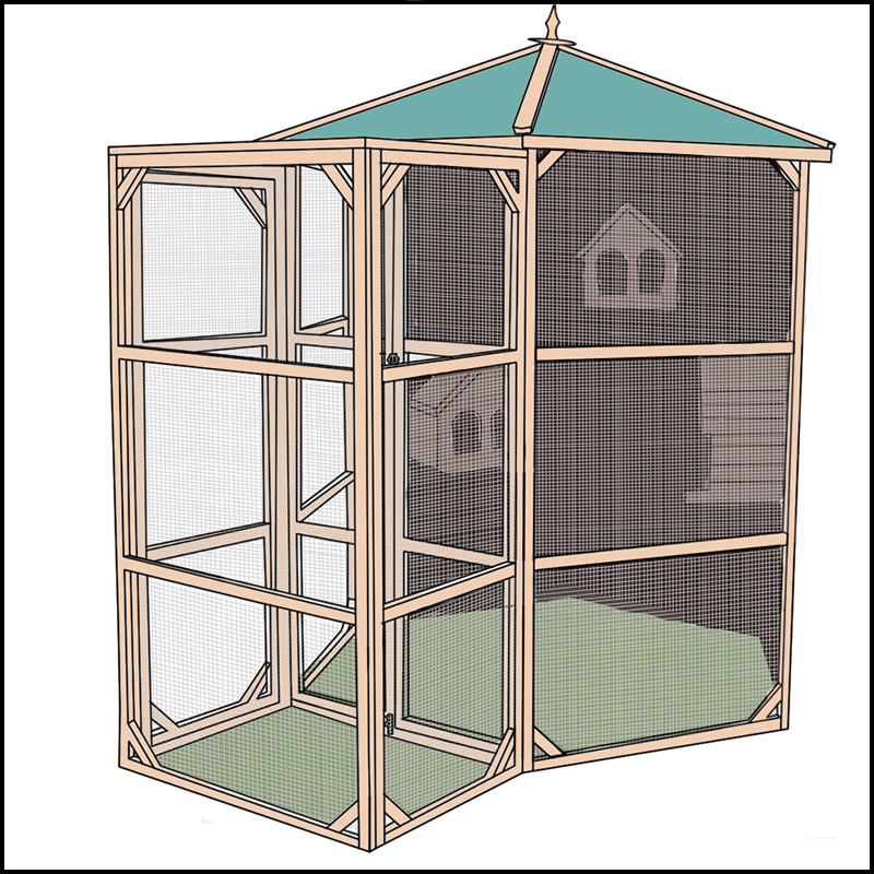 CONSTRUIRE UNE VOLIÈRE EXTÉRIEUR POUR PERROQUET