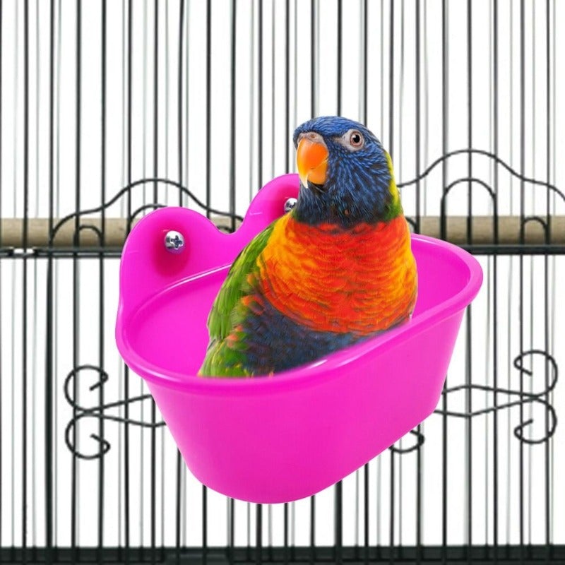Cage à oiseaux GENERIQUE Aime Baignoire pour Oiseaux 11 x 9 cm