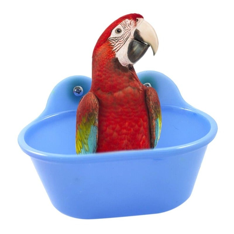 Baignoire à oiseaux perroquet pour cage, baignoire automatique