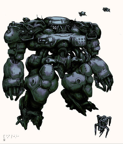 Corpo Mech Art by Mykell Pledger