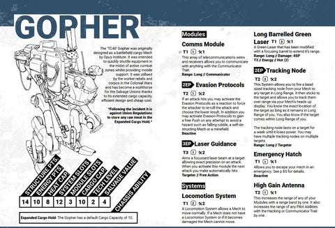 Gopher Mech Player