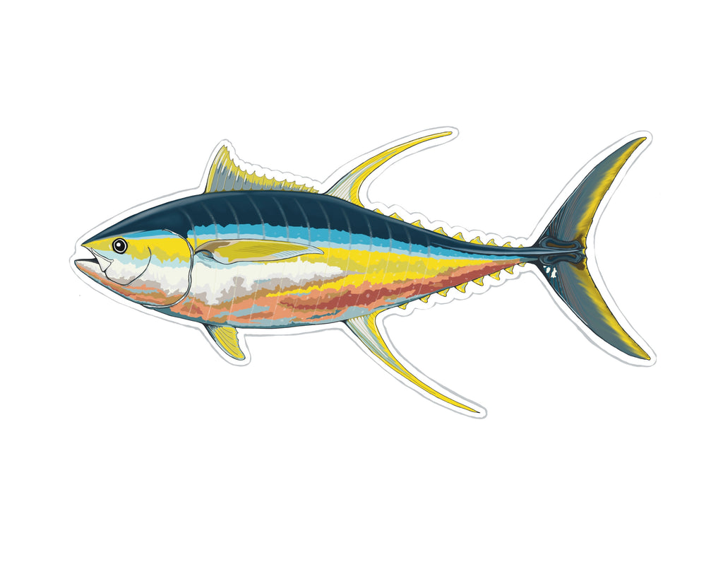 Bigeye Tuna Fishing Sticker – TroutMountainWorks