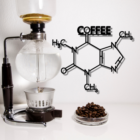 Coffee Molecule Metal Wall Art