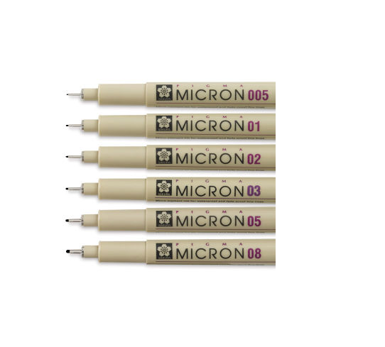 Pigma Micron Pen - Black, Size 12