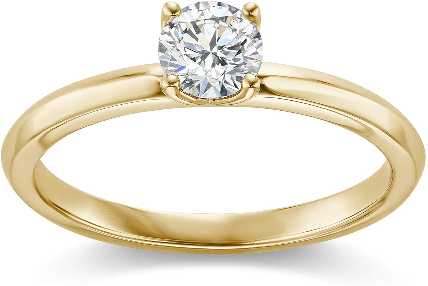 3/4 Carat Round Solitaire Engagement Ring | Carbon Atelier