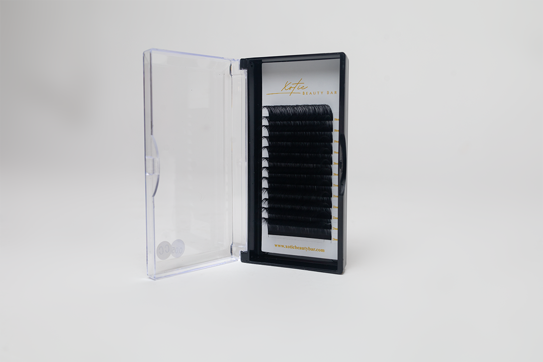 Matte Collection .07 D curl Volume Single Length Tray