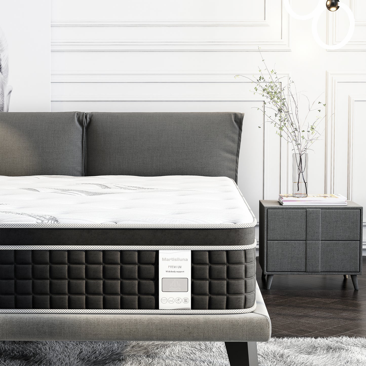 hybrid coil and foam mattress