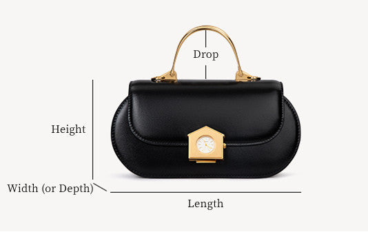 Visual Guide to Measuring a Handbag