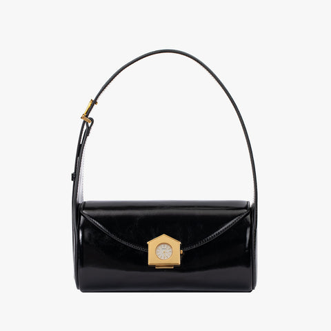 black baguette bag