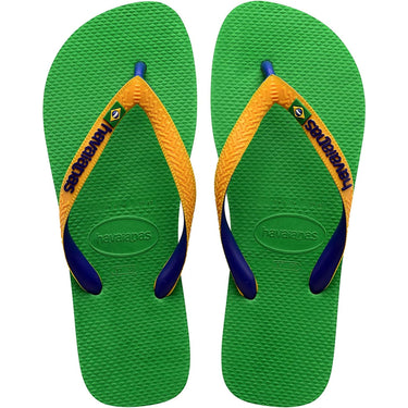 Havaianas Brasil Logo Flip Flops In Red