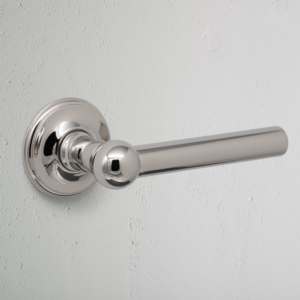 An image of Corston Architectural Detail | Harper Poignée de Porte à Ressort | Nickel Poli...