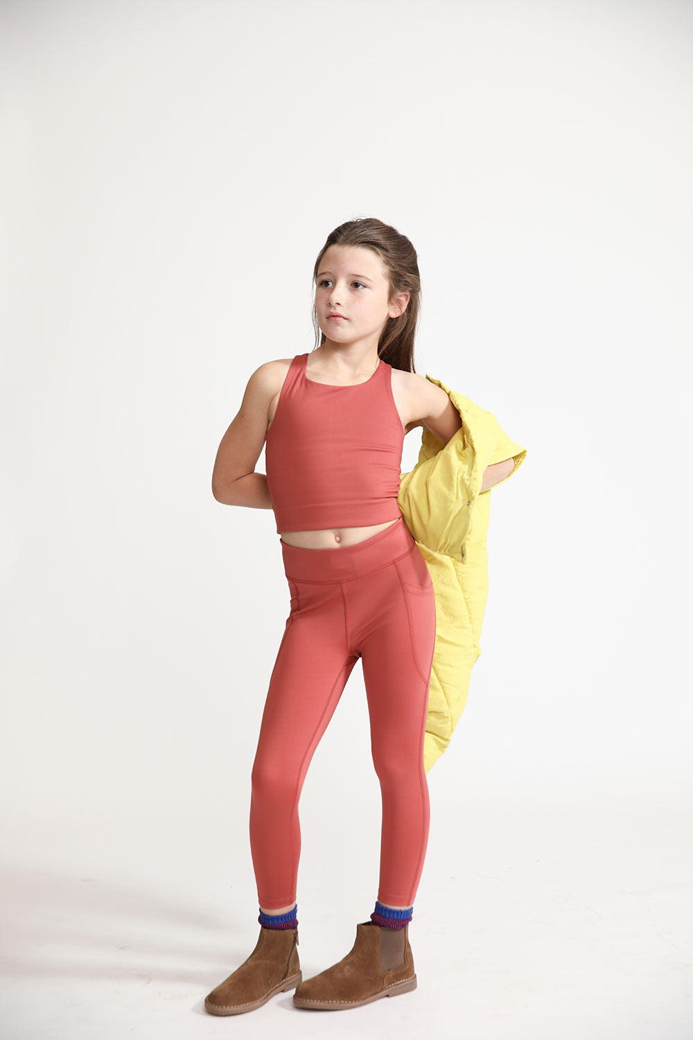 Longline Crop in Spice - Everyway product image