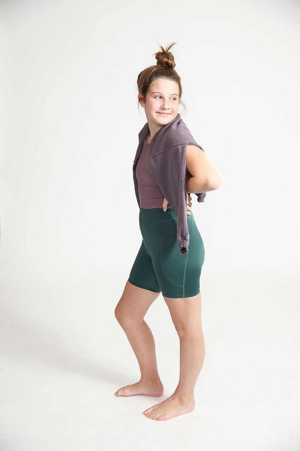 Cycle Shorts in Pine - Everyway product image