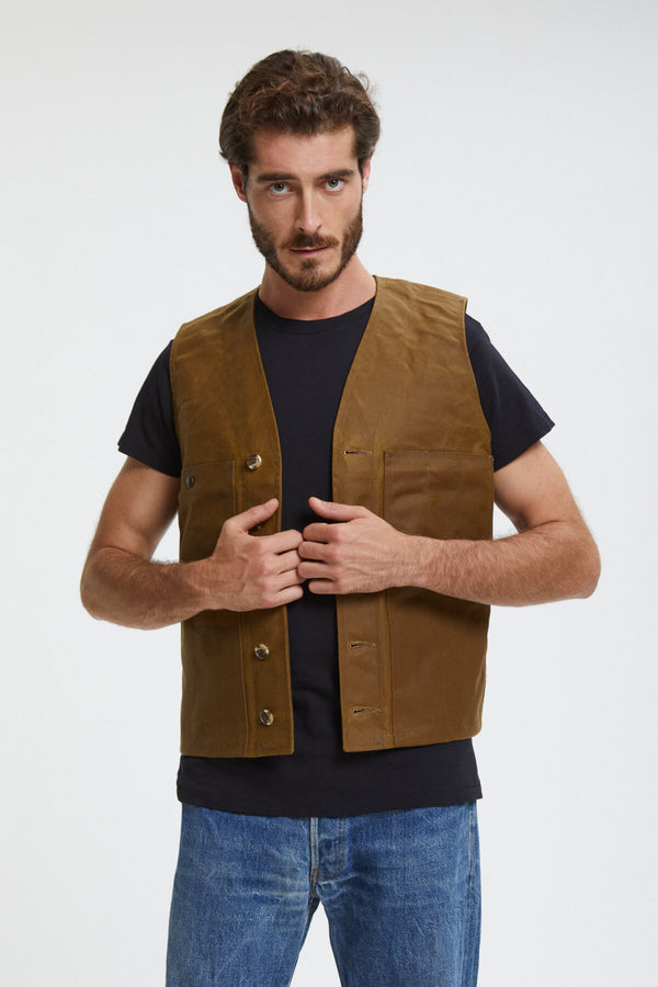 Tin Cloth Insulated Vest 2XL / Dark Tan