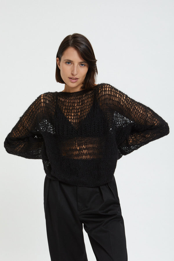 Cropped Embroidered Sweater – WPSTORE.COM