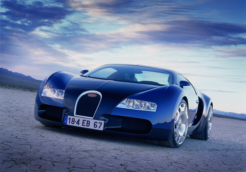 Concept qui préfigure la Bugatti Veyron