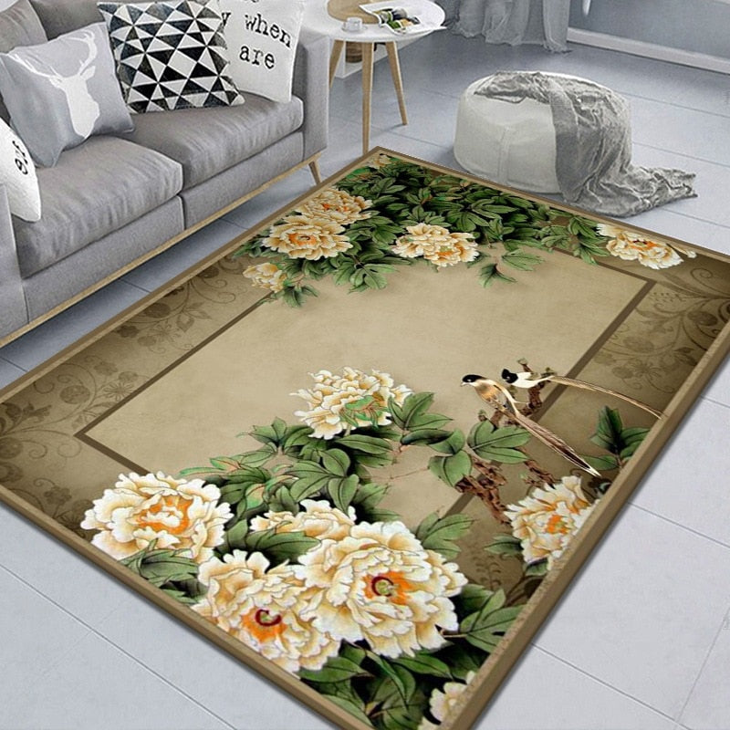 Snailhome Area Rugs for Room, Foldable Non-Slip Carpet Floor Mat