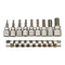 Teng Tools Juego de llaves de vaso de cabeza cilíndrica US Sizes