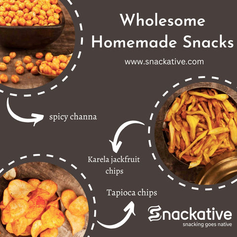 Home made indian snacks
