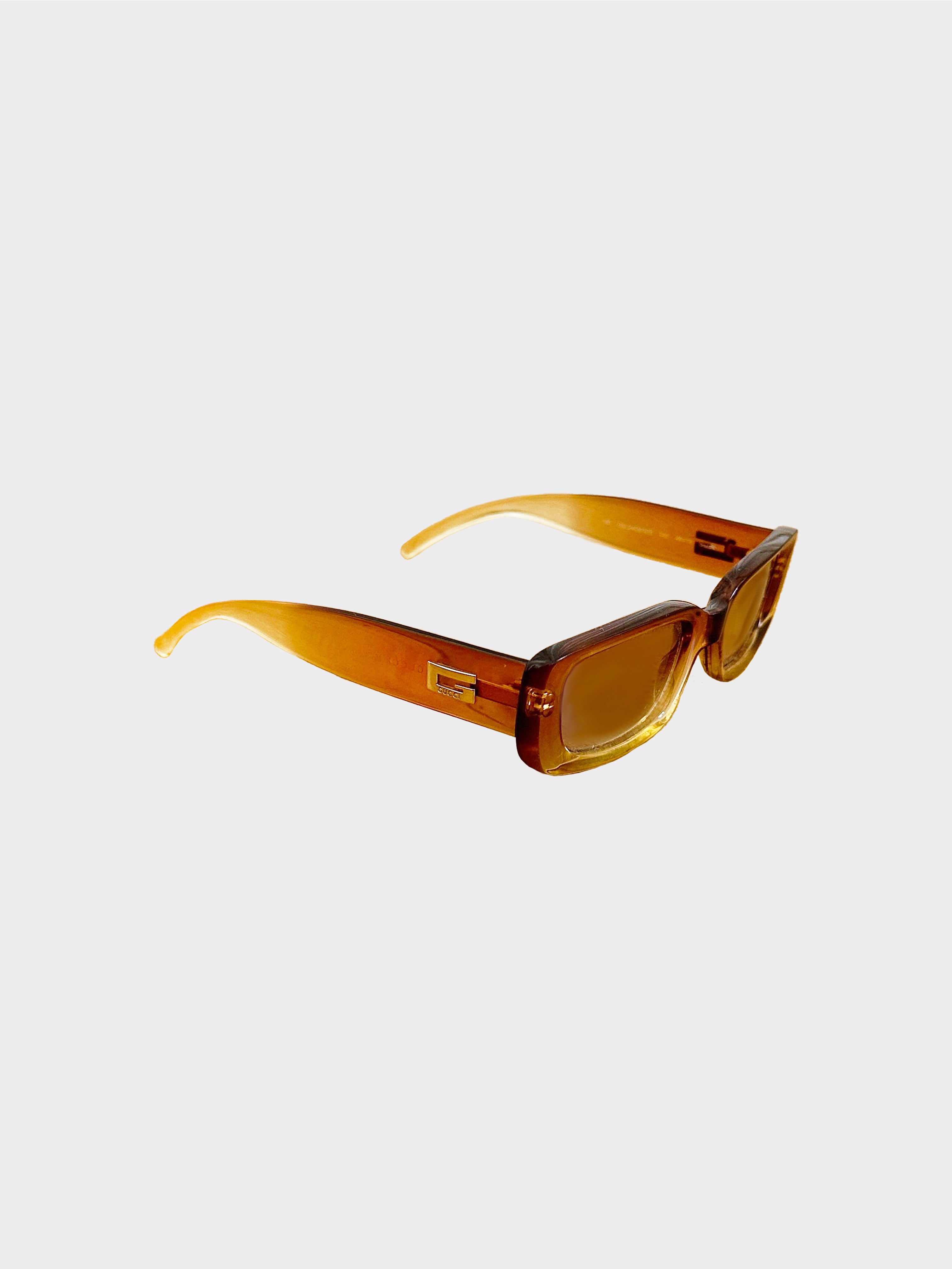 Gucci by Tom Ford 1990s Vintage Brown Ombre Sunglasses
