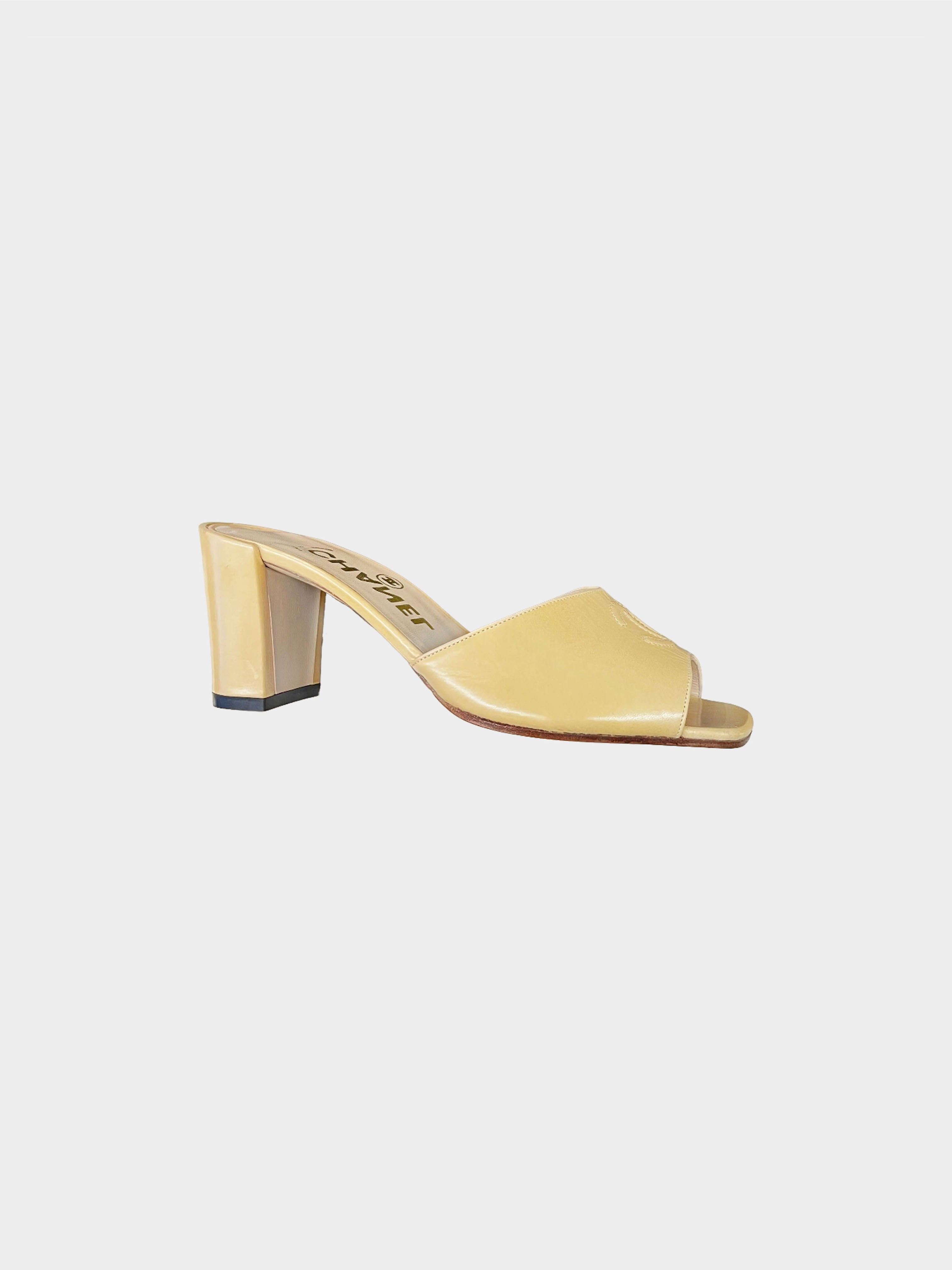 Chanel Beige Mules for Women