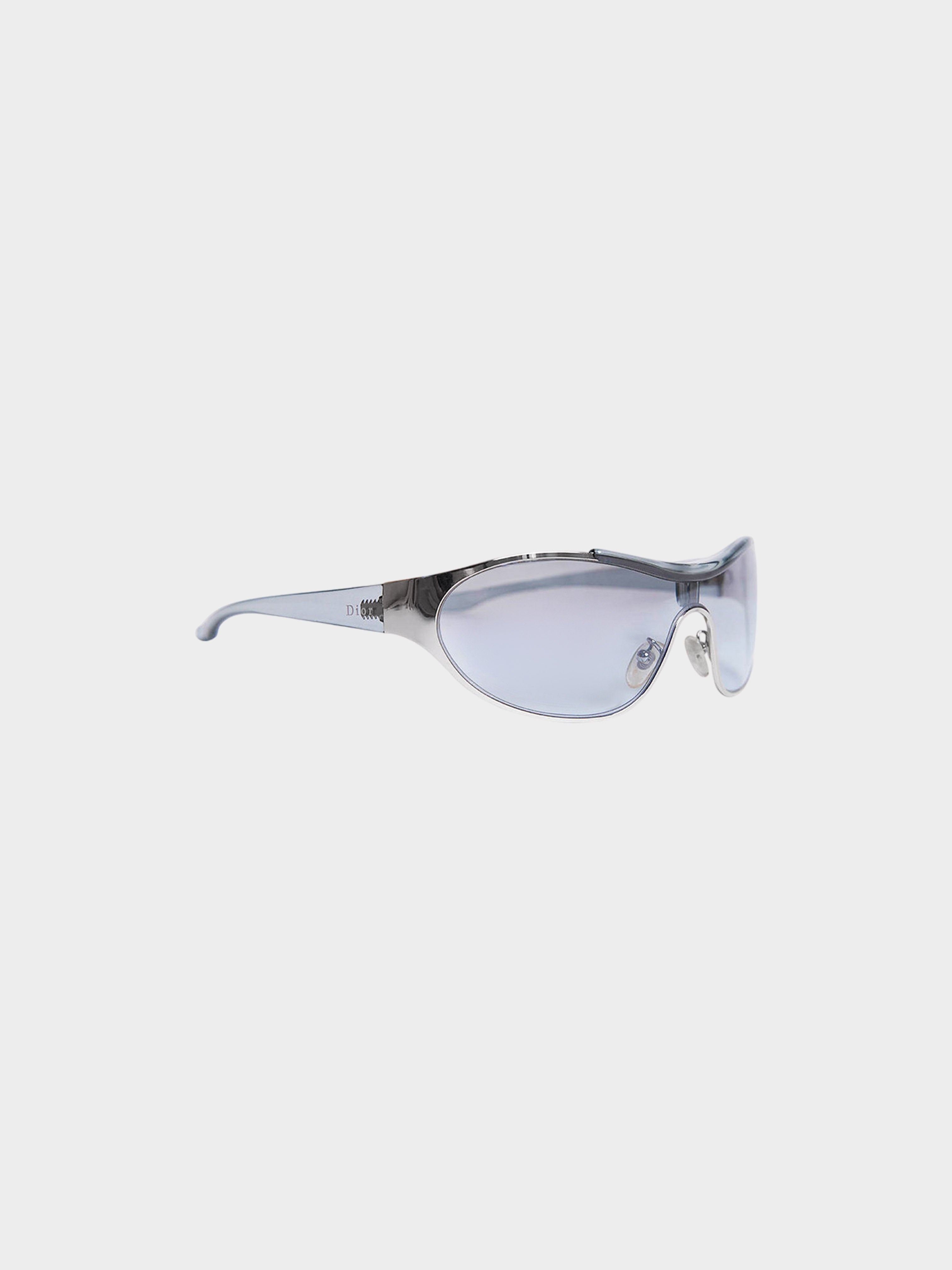 Christian Dior 2000s Light Blue Rider Sunglasses