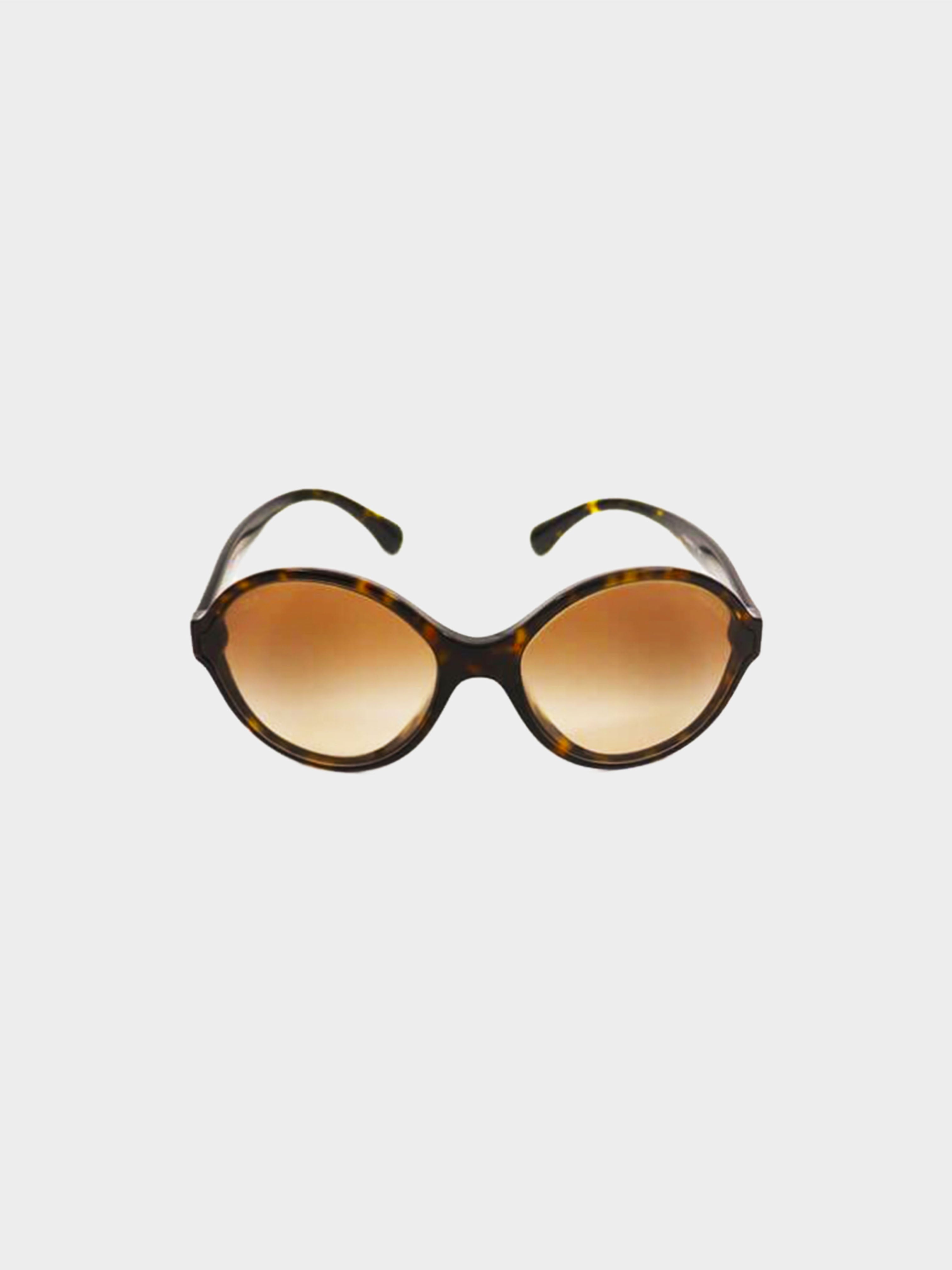 Chanel Spring 2018 COCO Round Tortoise Shell Sunglasses · INTO