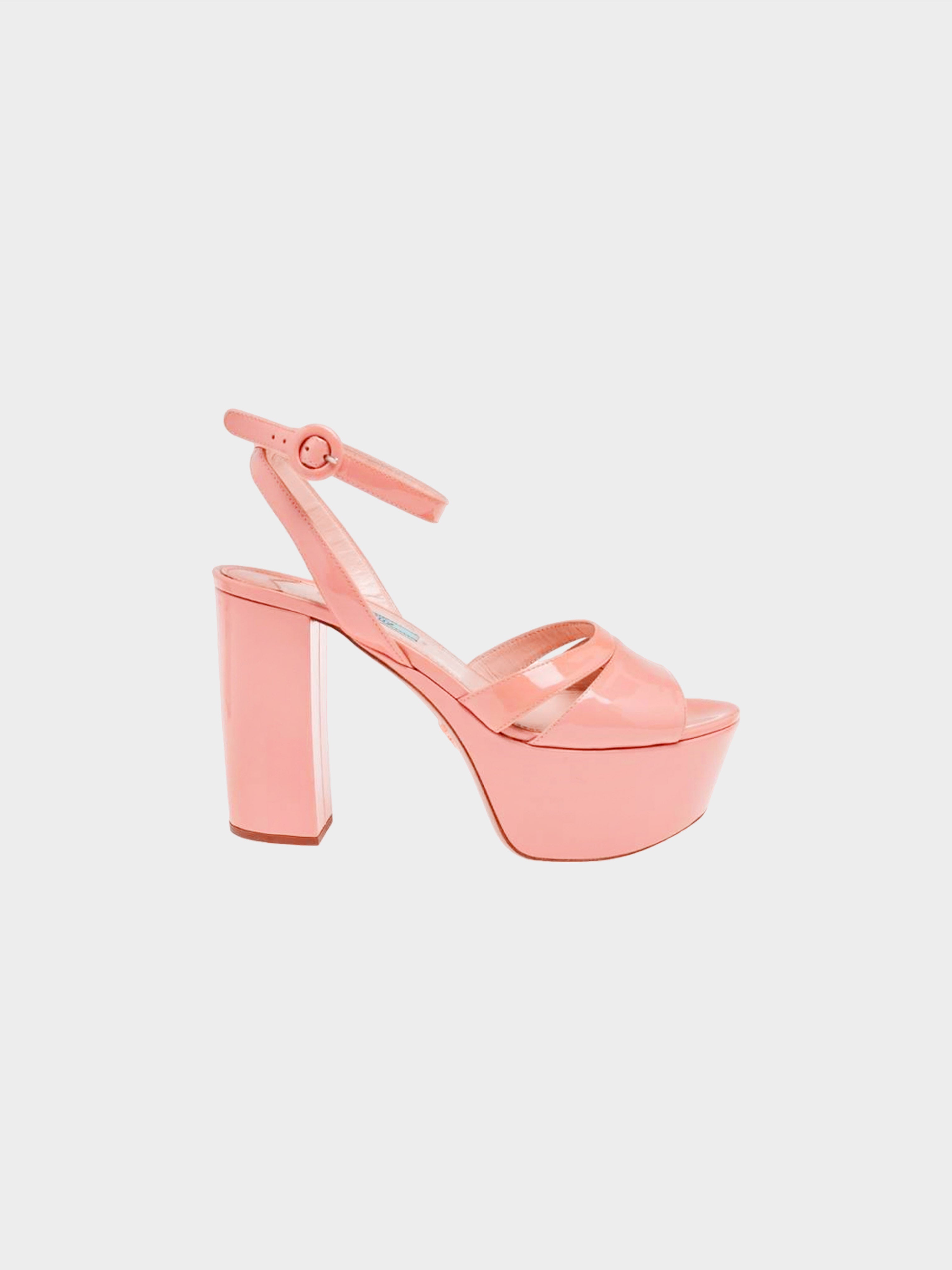 Prada 2010s Pastel Pink Barbie Platform Heels