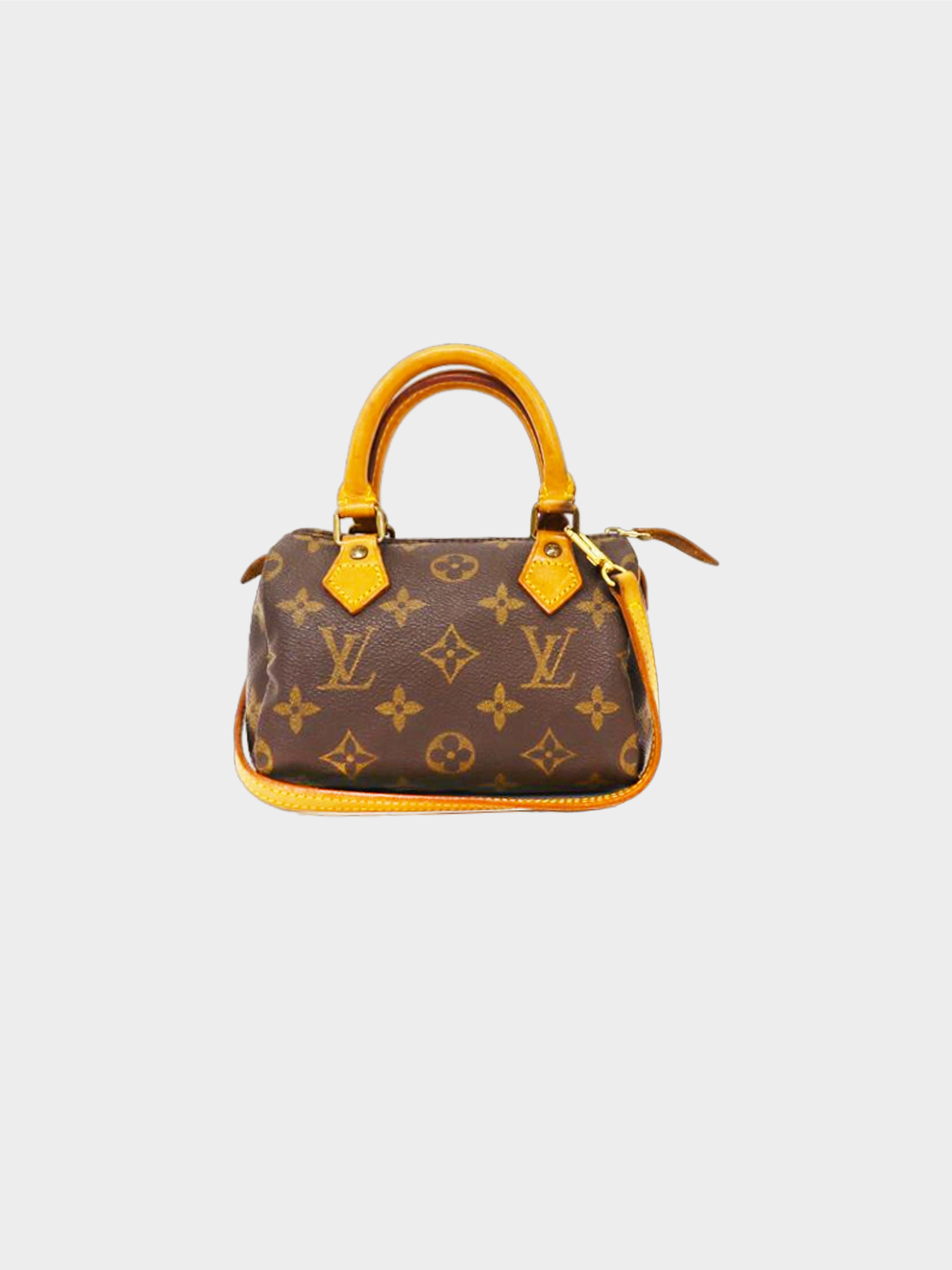 Louis Vuitton Vintage 1992 Monogram Nano Mini Speedy Bag