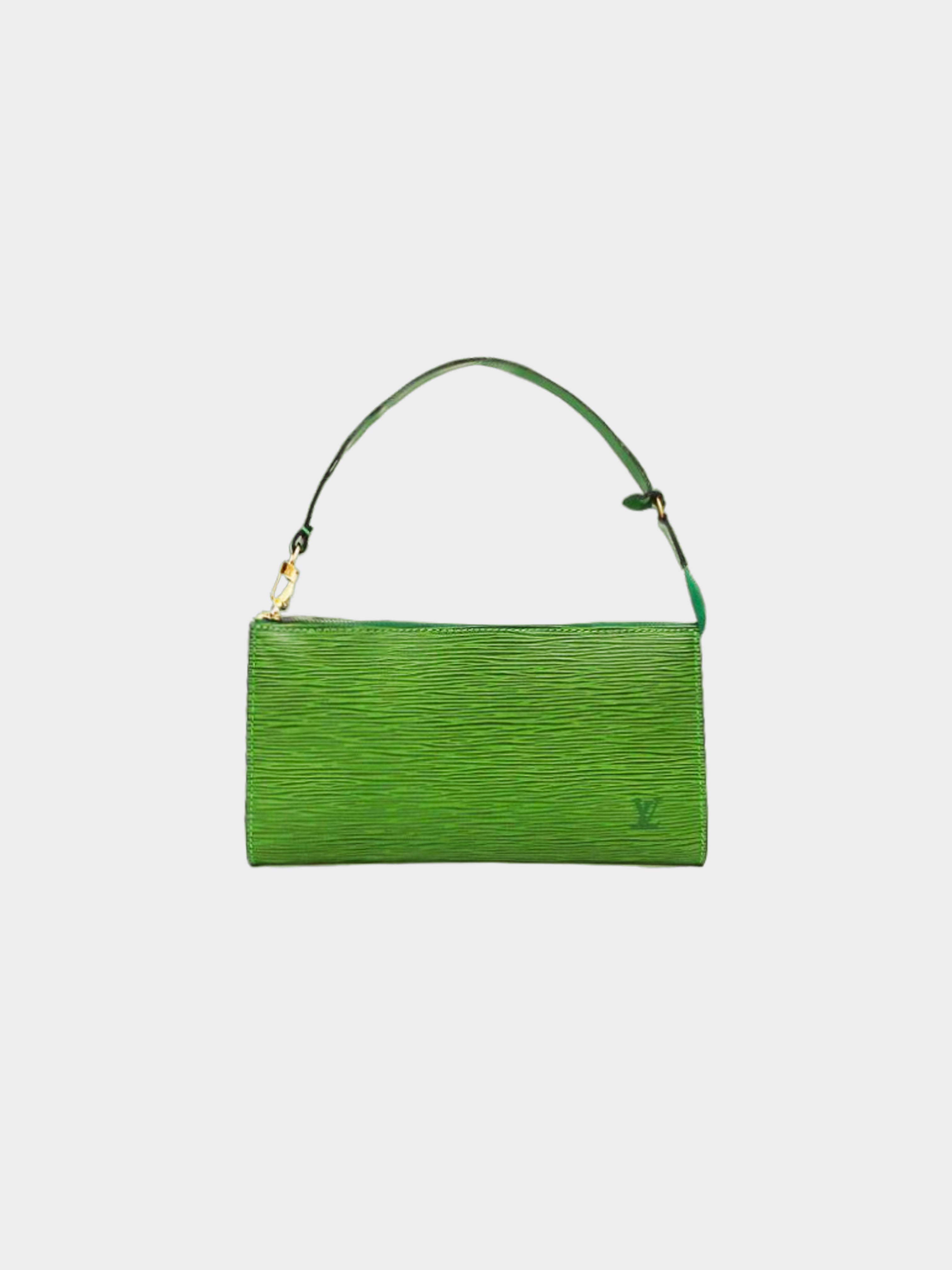 Louis Vuitton 1994 Epi Green Speedy 25 Handbag · INTO