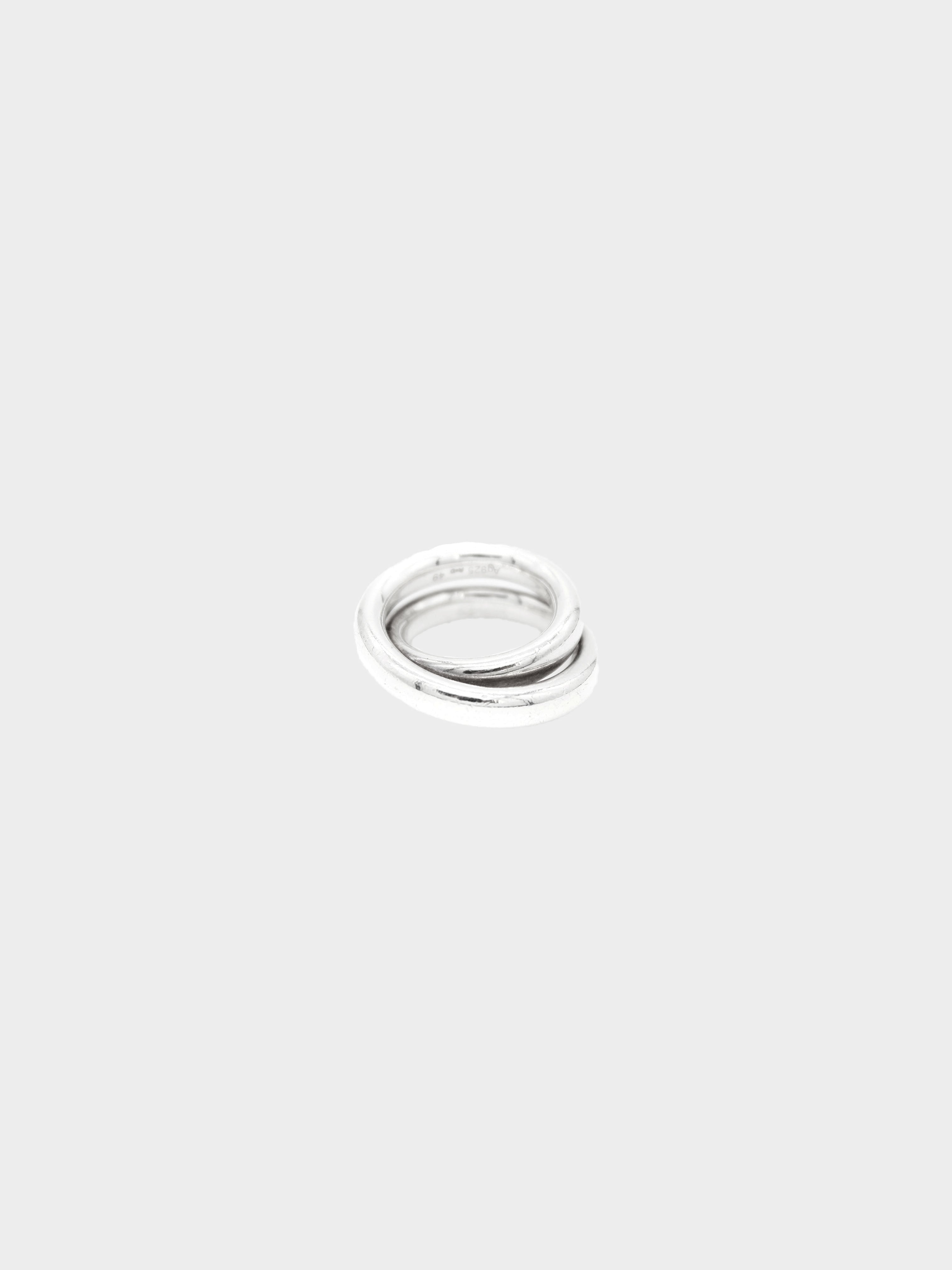 Hermès 2000s Silver Vertige Ring