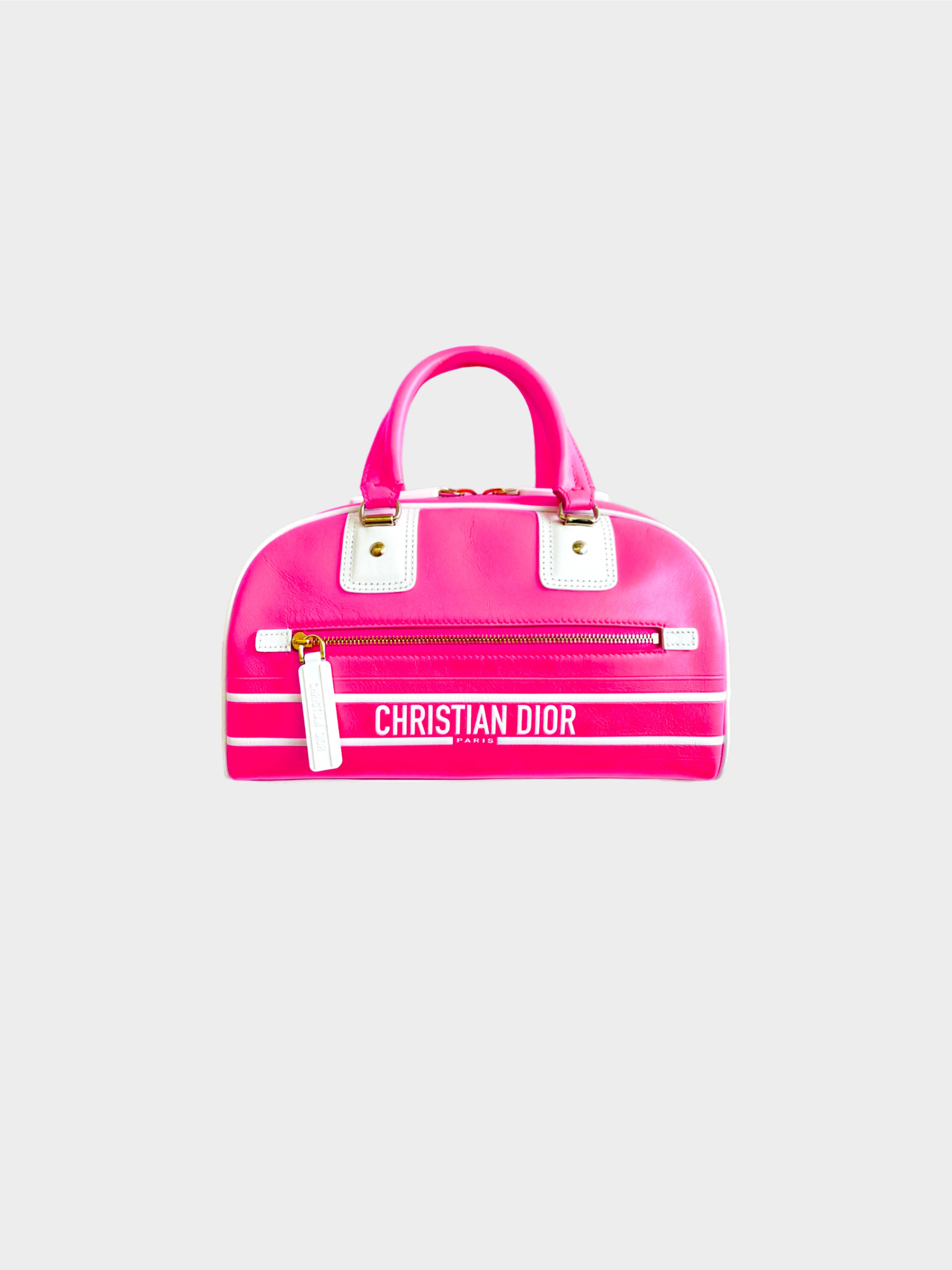 Christian Dior 2021 Pink Bowling Bag