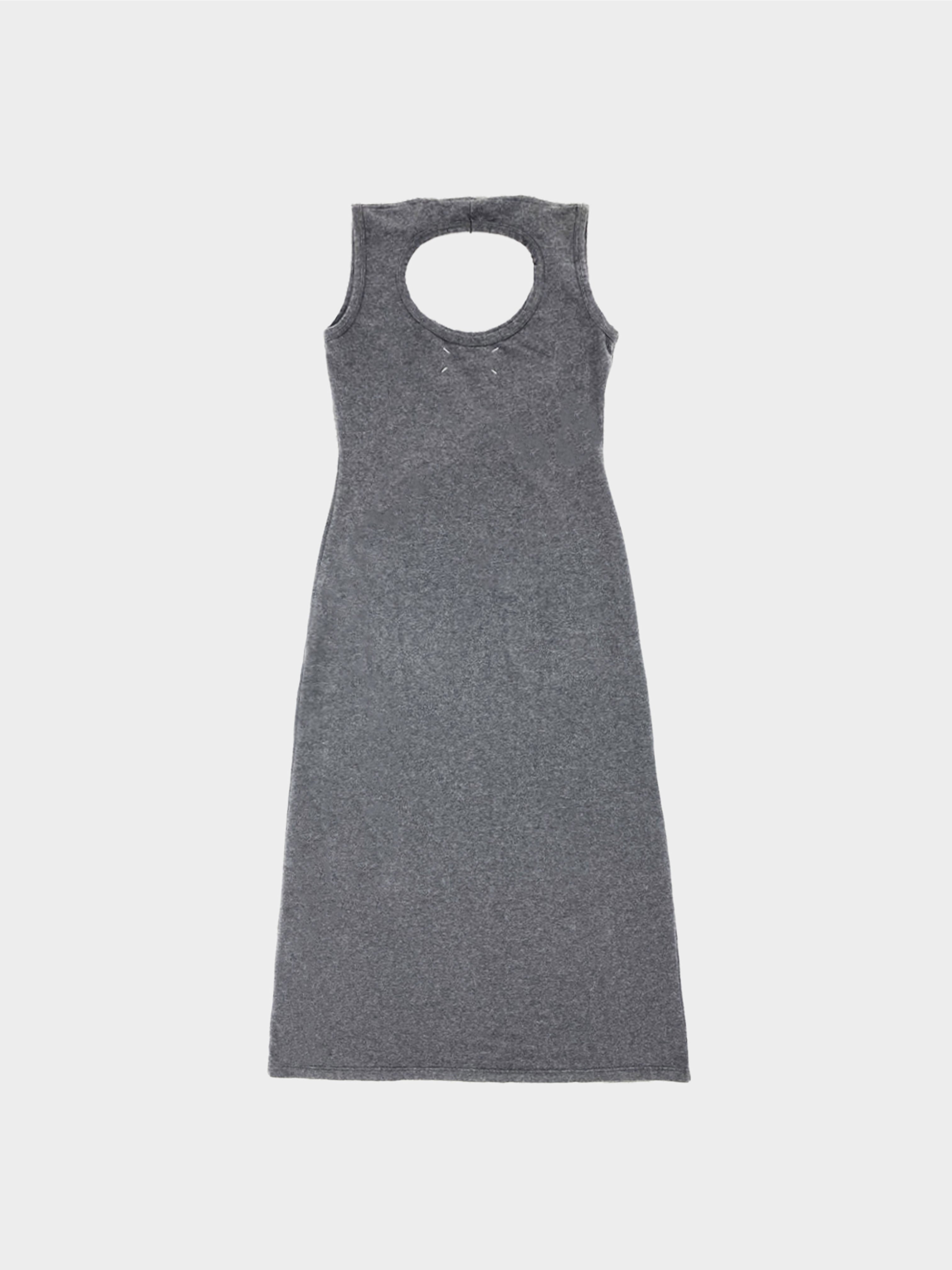 Maison Martin Margiela FW 1998 Rare Dark Grey Flat Dress