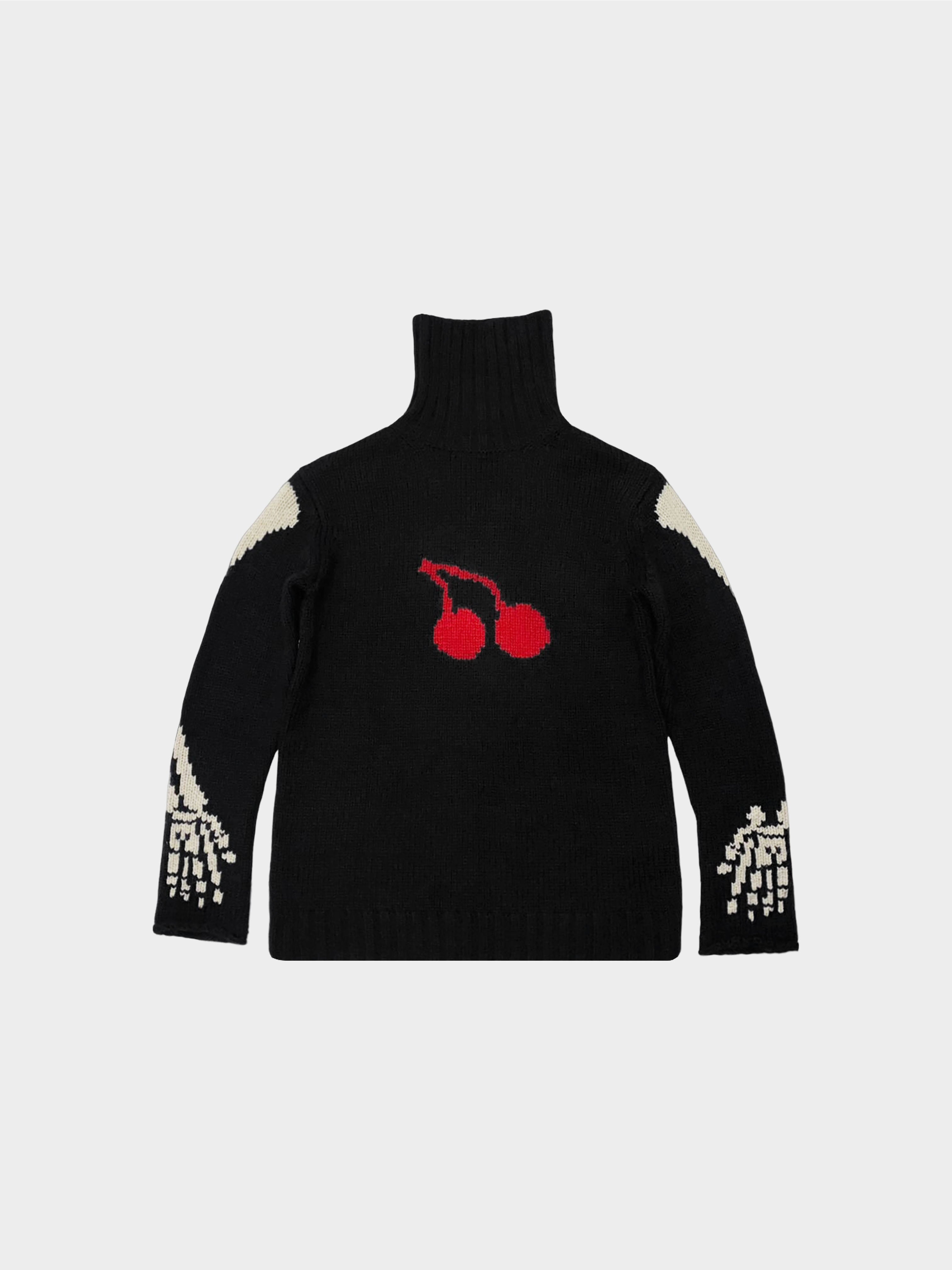 Yohji Yamamoto FW 2011 Cherry and Bones Turtleneck Sweater