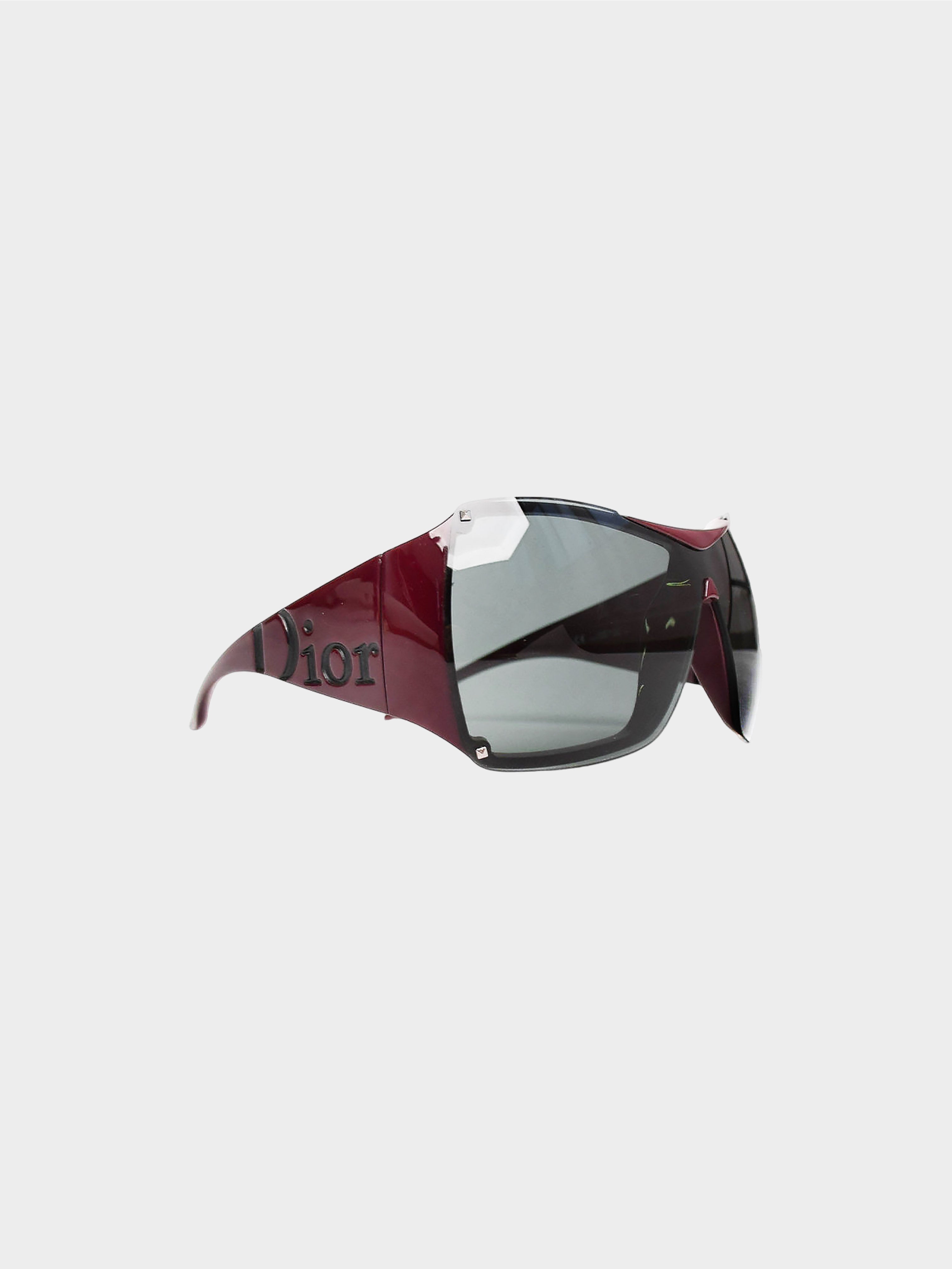 Christian Dior SS 2005 Burgundy Overshine 2 Sunglasses