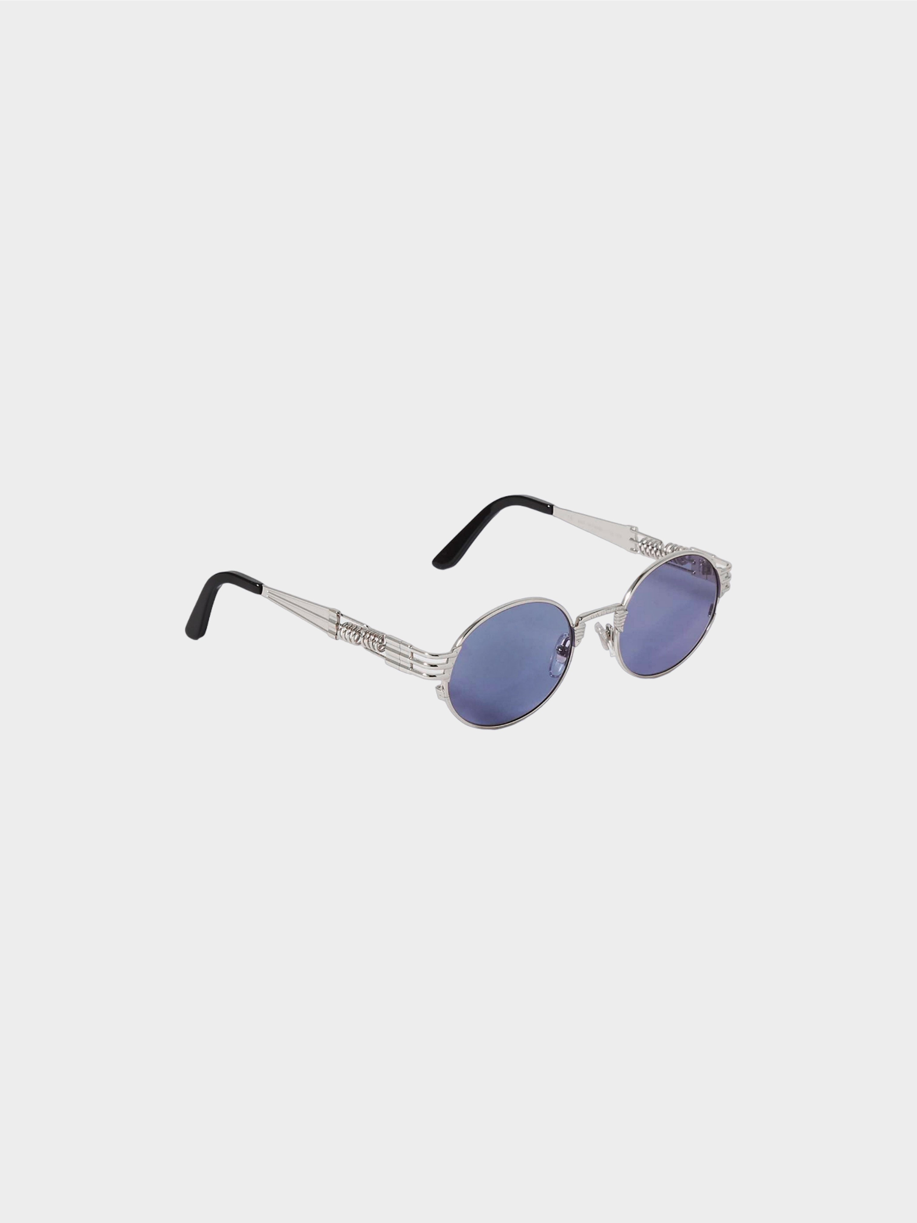 Jean Paul Gaultier 1990s Limited Edition KB9 Spring Frame Sunglasses