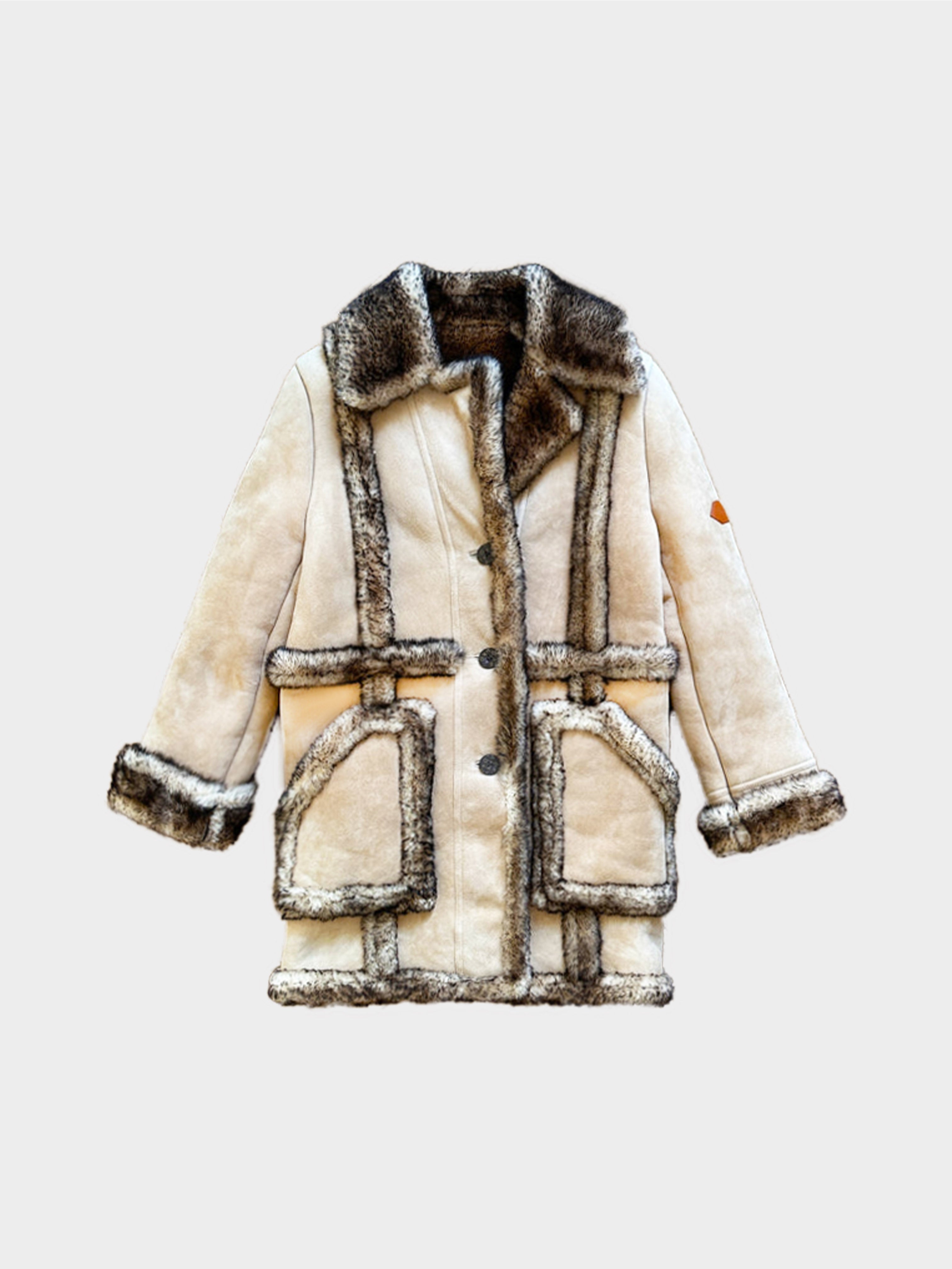 Louis Vuitton 2010s Prototype Shearling Fur Coat · INTO