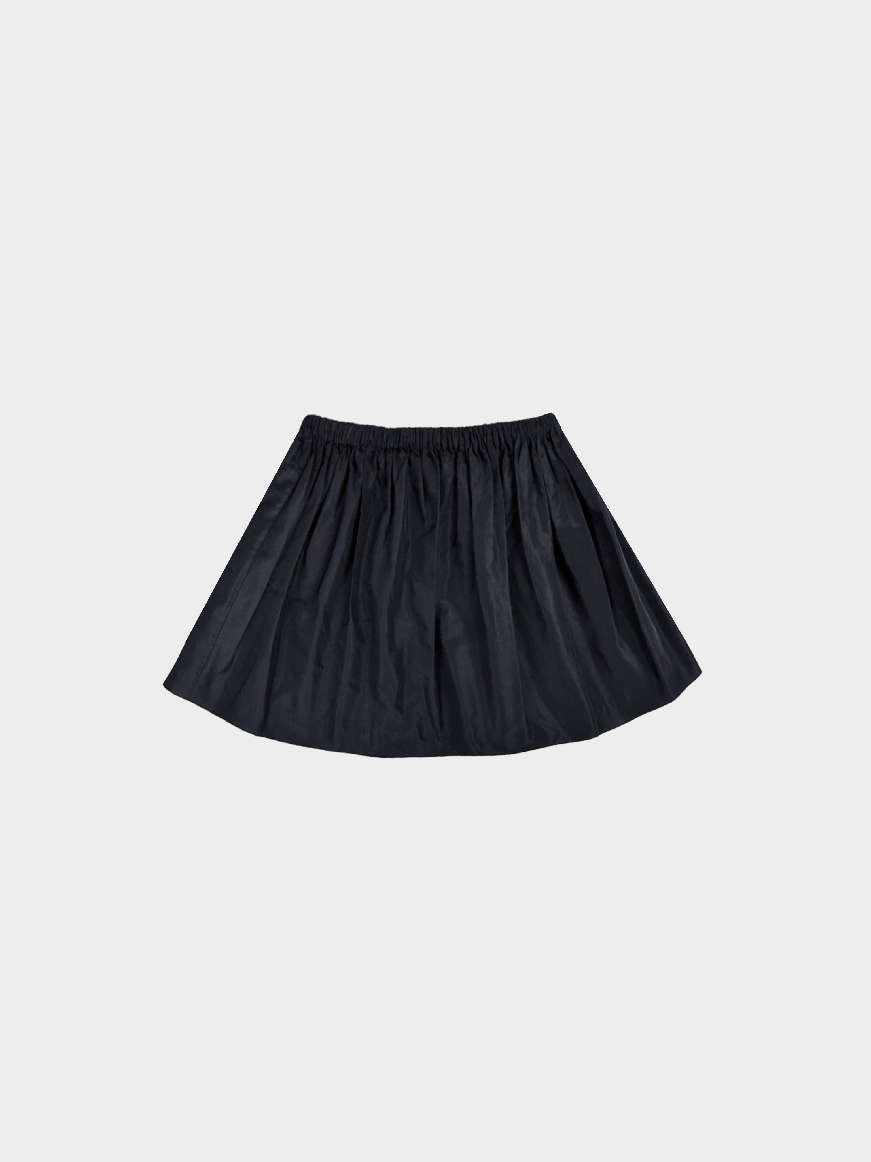 Miu Miu 2010s Flared Faille Mini Skirt