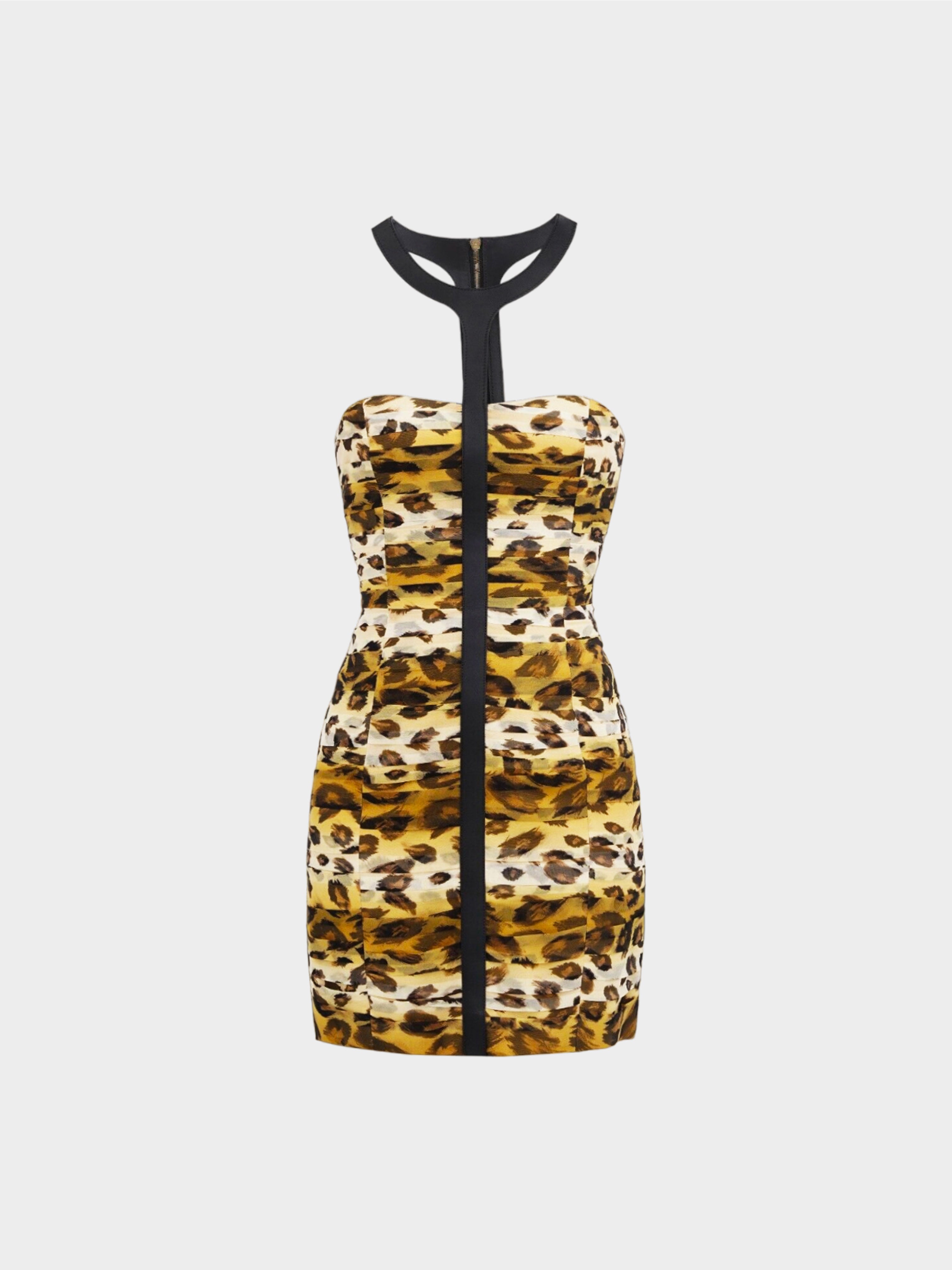 Burberry SS 2011 Prorsum Runway Leopard Print Silk Dress