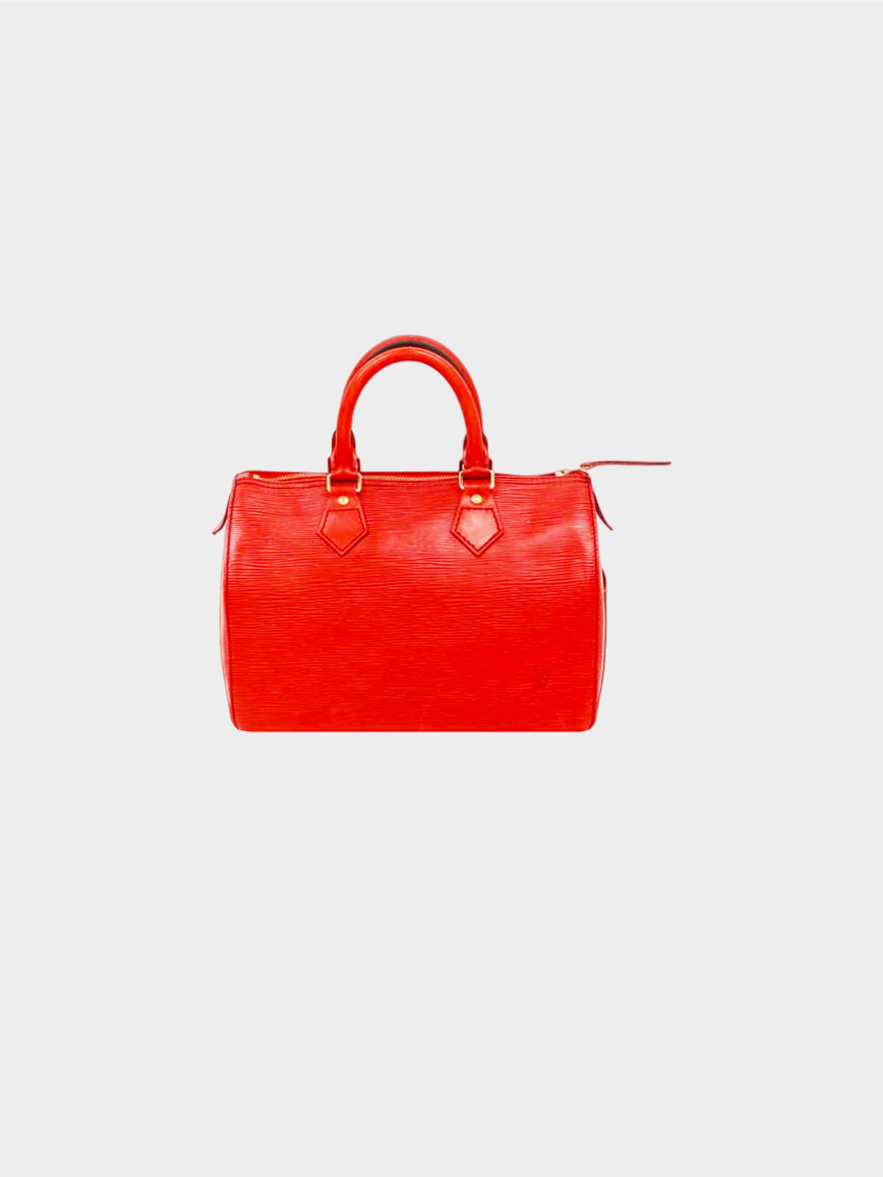 Louis Vuitton 1992 Red Speedy 25 · INTO