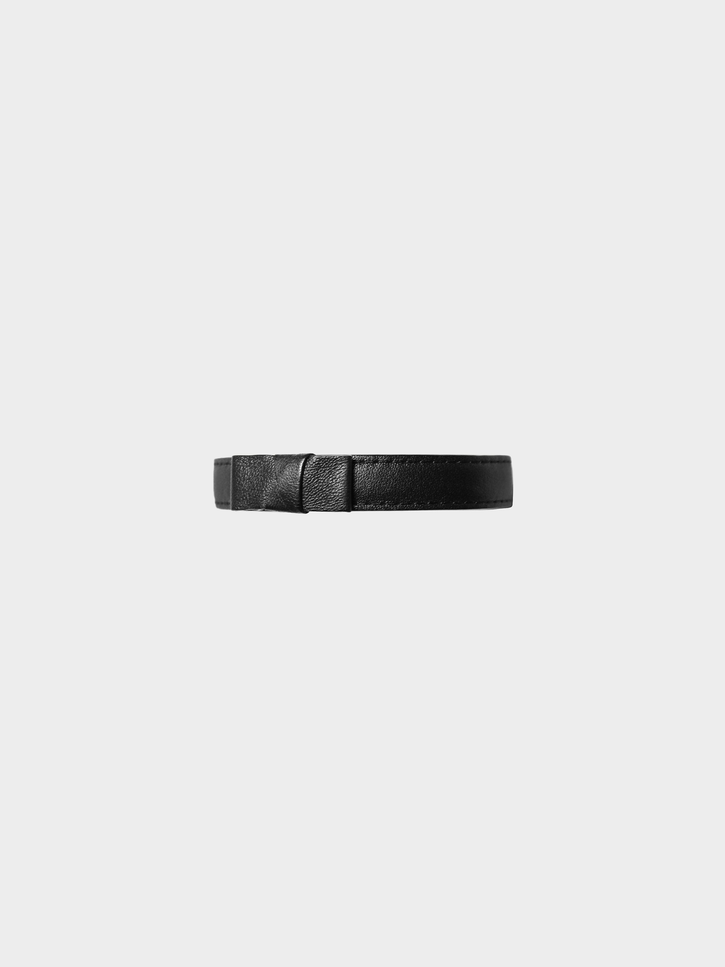 Christian Dior Homme SS 2006 Black Leather Bangle