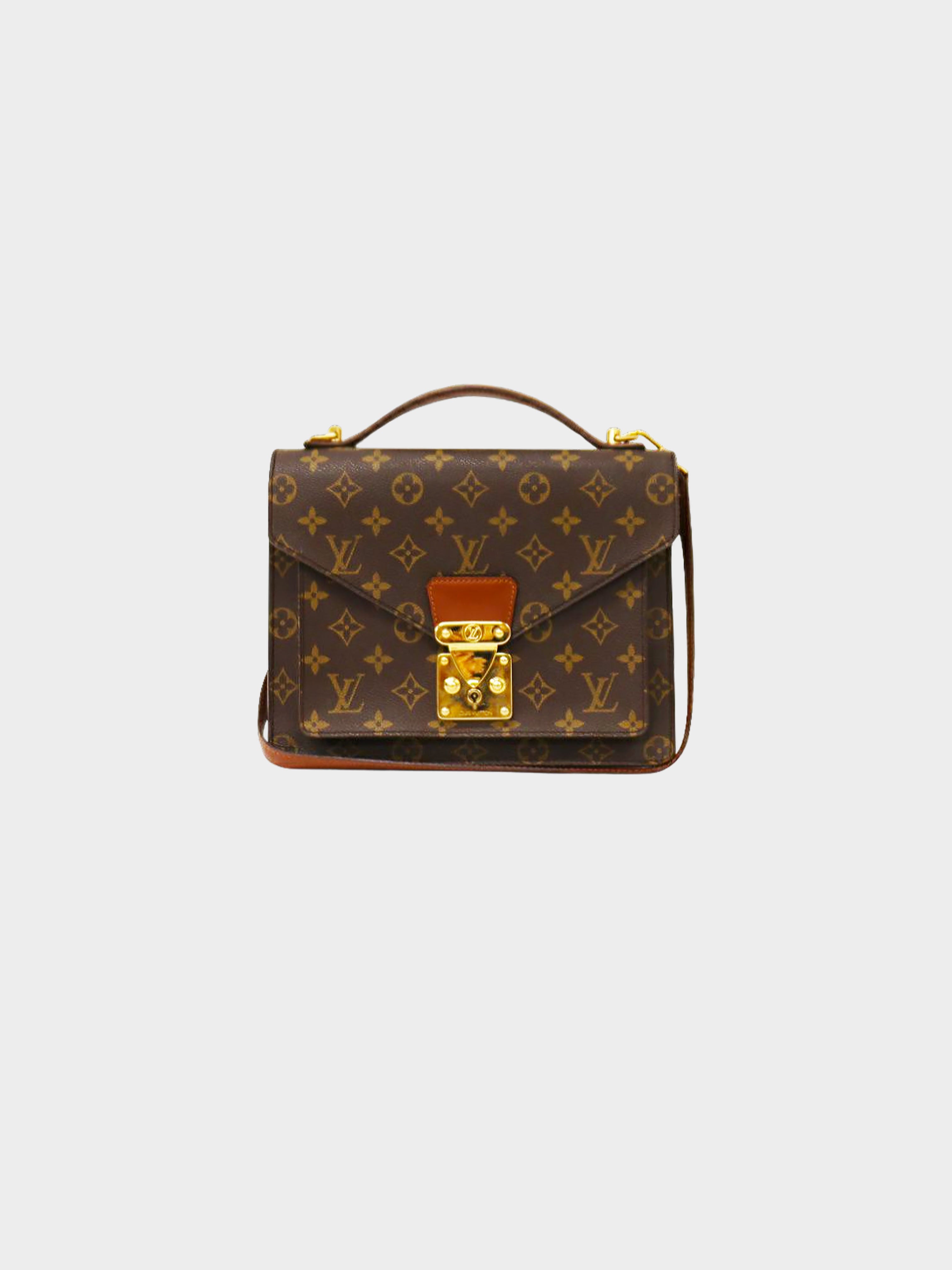 Louis Vuitton 1991 Monogram Monceau 28 Handbag