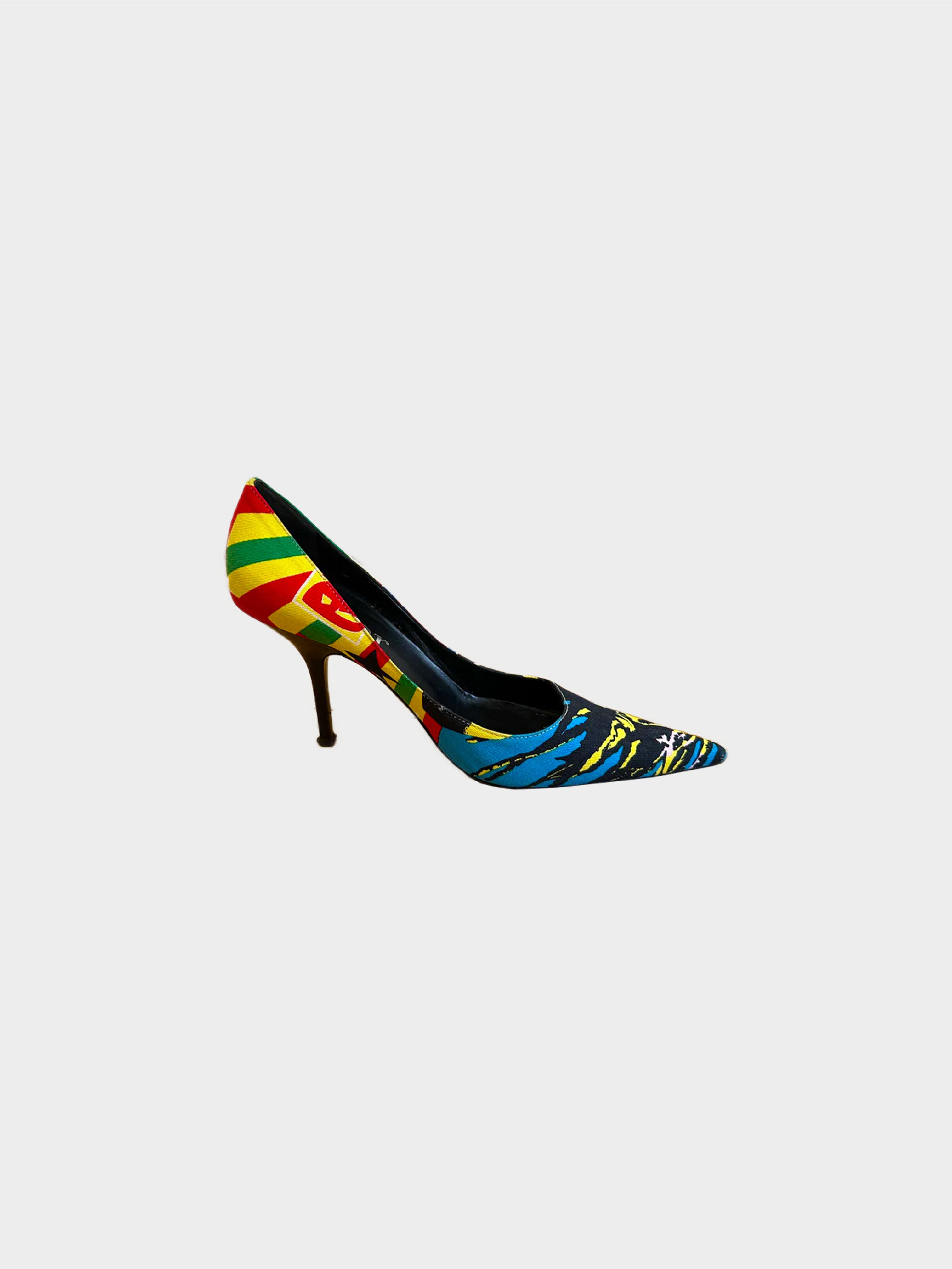 Christian Dior by John Galliano SS 2004 Rasta Mania Heels