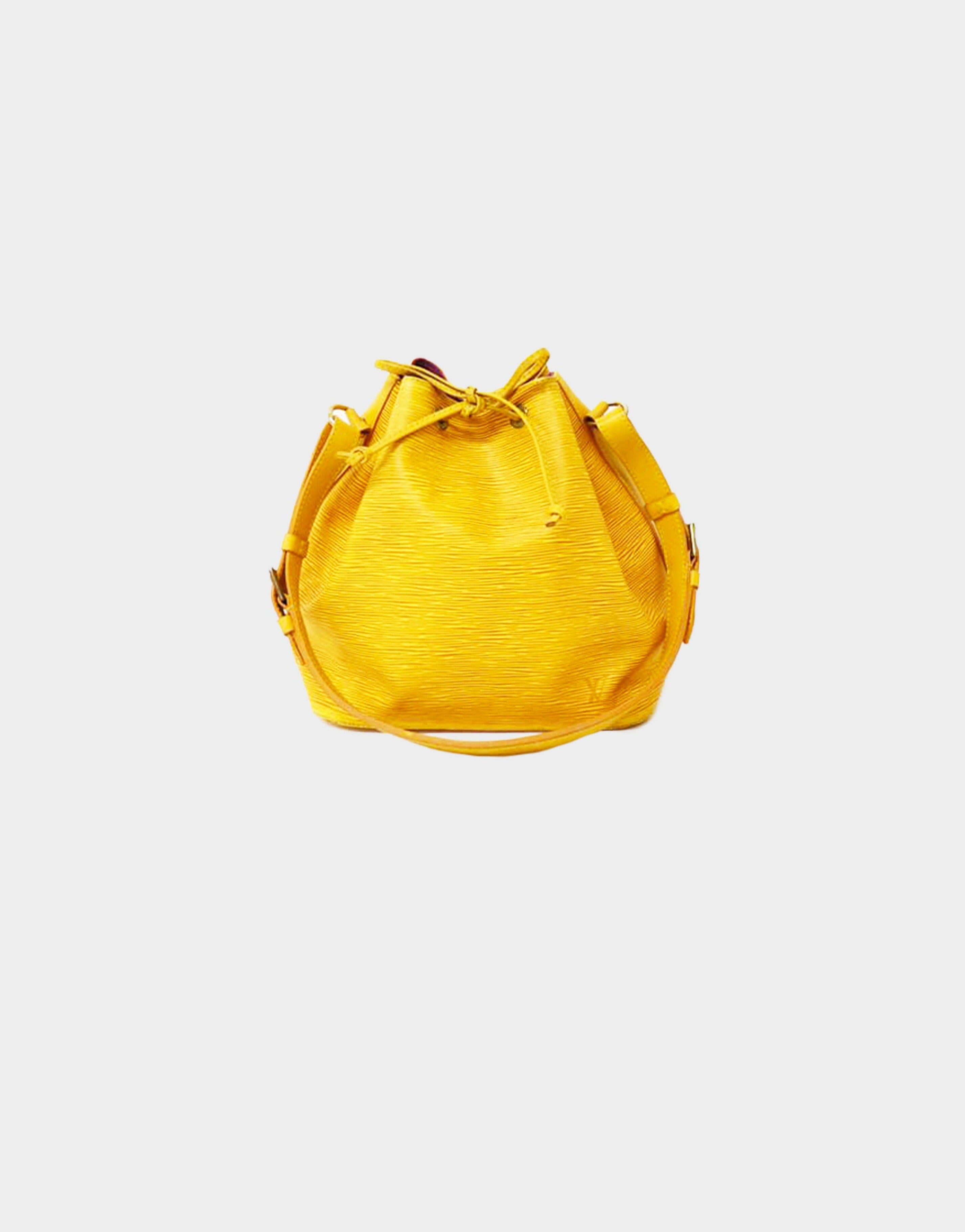 Louis Vuitton 1995 Yellow Epi Petit Noe Bag · INTO